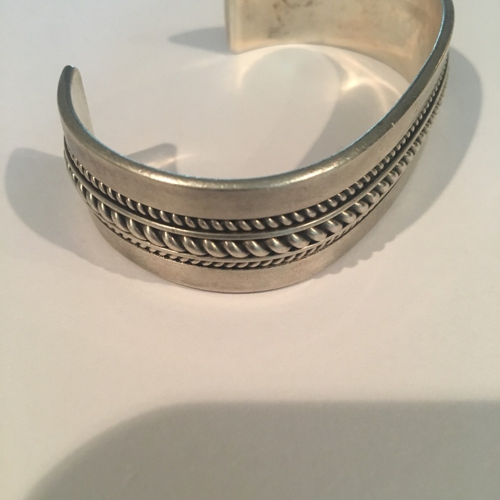 Authentic Sterling Silver Bracelet - image 4